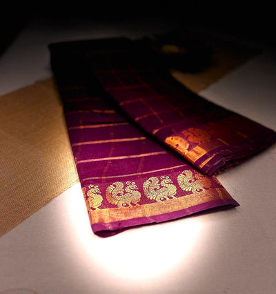 Pavithra Kattam Sungudi cotton saree with peacock border 008|premium quality| krisa