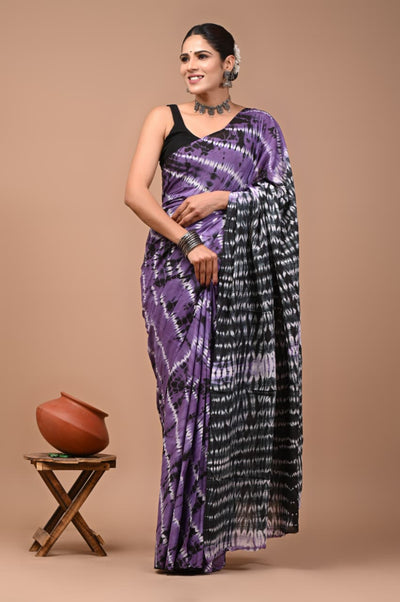 Feather soft lightweight mulmul cotton saree J003(with blouse)|KRISA