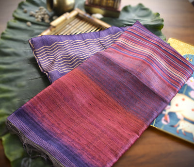 Warm Tussar Silk Sarees |Fresh Boutique Style Sarees 004|KRISA