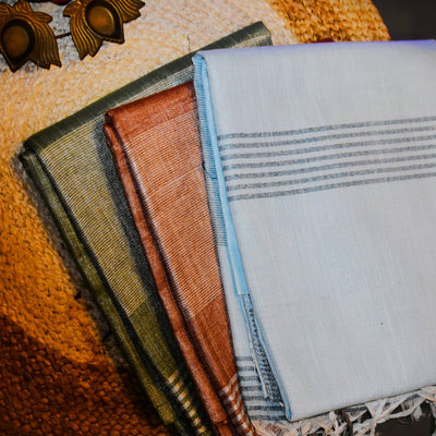 Shimmer Khadi sarees