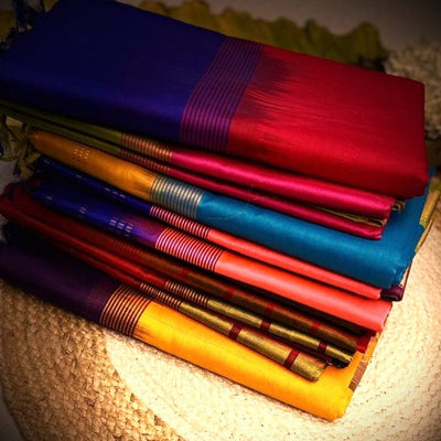 semi  silk sarees