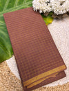 Golden check pure sungudi cotton saree-without blouse 002|KRISA