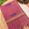 Organic ValaipatOrganic Valaipattu Silk Saree Pastel Green Checked Design with Blouse | Krisa Collections