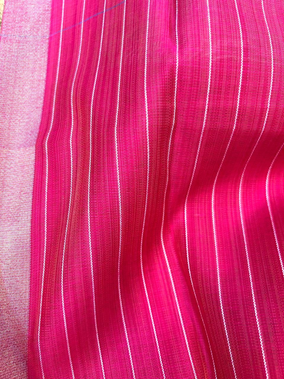 Adhira Checked  silk saree with blouse 012|KRISA
