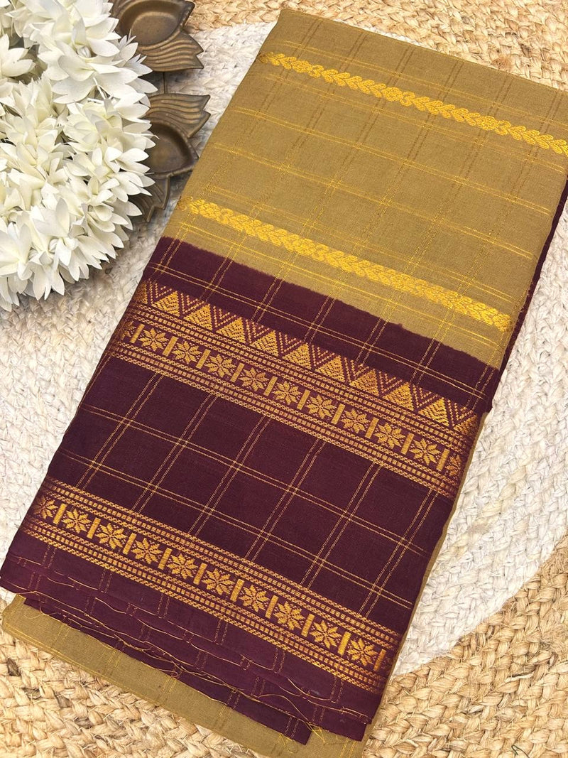 Sungudi velthari zarikattam sarees-with blouse-Pure Handloom sarees