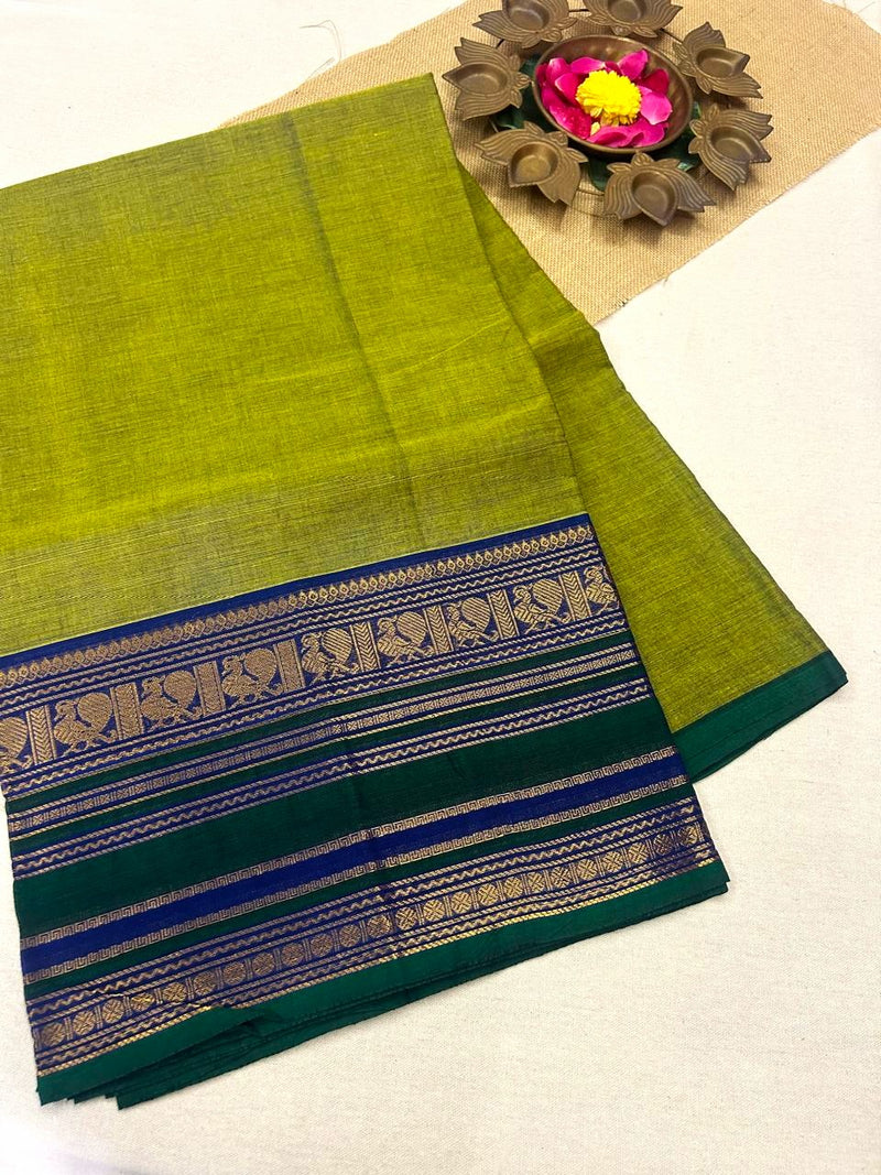 Chettinad Cotton  Saree | Timeless Elegance – Krisa 005