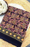 Feather soft lightweight mulmul cotton saree J005(with blouse)