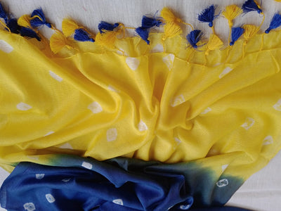 Pure Cotton Linen Tie & Dye Dupattas