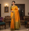 soft-silk saree-yellow