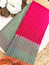 Adhira Checked  silk saree with blouse 009