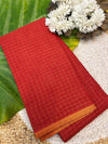 Golden check pure sungudi cotton saree-without blouse 003|KRISA
