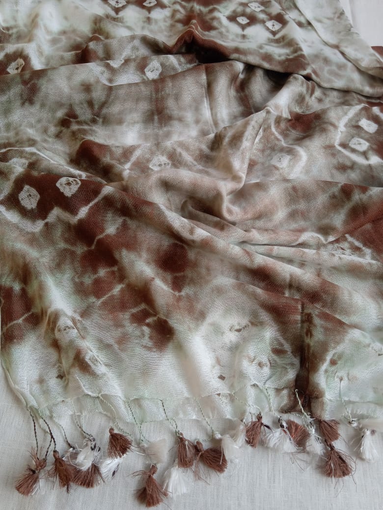 Pure Cotton Linen Tie & Dye Dupattas