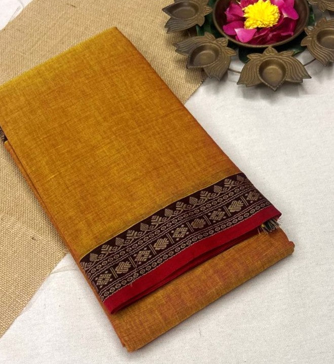 Pure Narayanapet Cotton Saree with Blouse | Handloom Traditional Wear 555p8