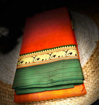 Pure Narayanapet Cotton Saree with Blouse | Handloom Traditional Wear 555p4