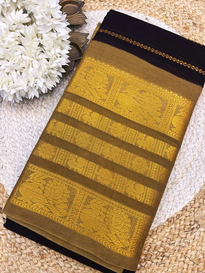 Sngudi Cotton-Kanchi veldhqari saree-with blouse-pure handloom sarees