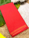 Golden check pure sungudi cotton saree-without blouse004|KRISA