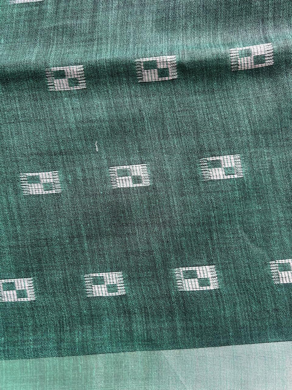 Semi-Linen Saree-Breathable Luxury with Effortless Style | Krisa 004