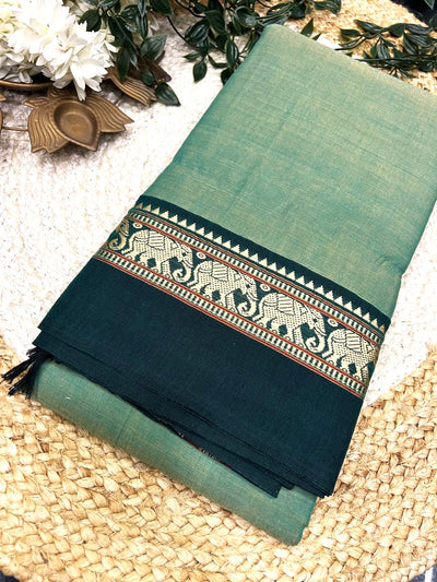 Pure Narayanapet Cotton Saree with Blouse | Handloom Traditional Wear 555p3