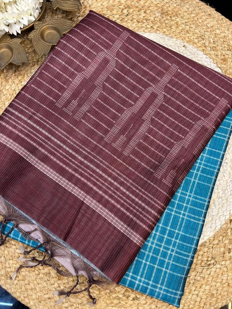 Warm Tussar Silk Sarees |Fresh Boutique Style Sarees 008|KRISA