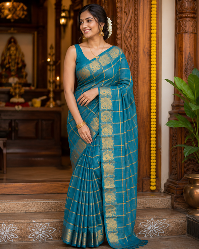 Pavithra Kattam Sungudi cotton saree with peacock border 001|premium quality| krisa