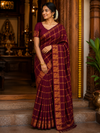 Pavithra Kattam Sungudi cotton saree with peacock border 002|premium quality| krisa