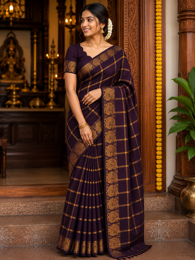 Pavithra Kattam Sungudi cotton saree with peacock border 003|premium quality| Krisa