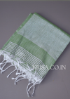 Khadi Classics with a Soft Shimmer Glow -pastel green|KRISA