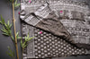 Bagru Handblock print Linen Saree with attached Blouse 777B02