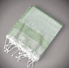 Khadi Classics with a Soft Shimmer Glow -pastel green|KRISA