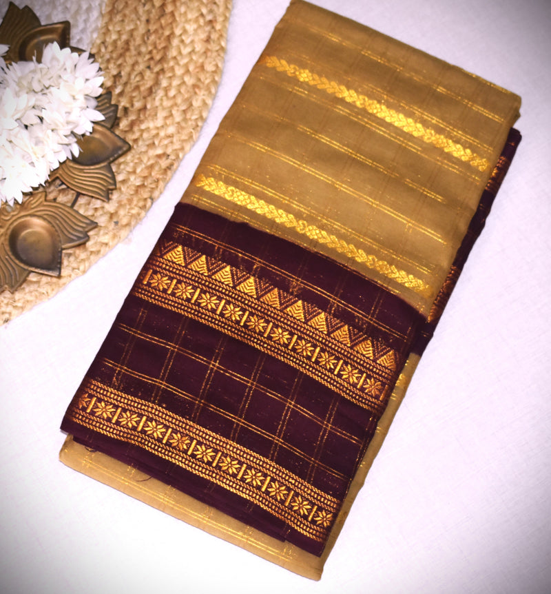 Sungudi velthari zarikattam sarees-with blouse-Pure Handloom sarees