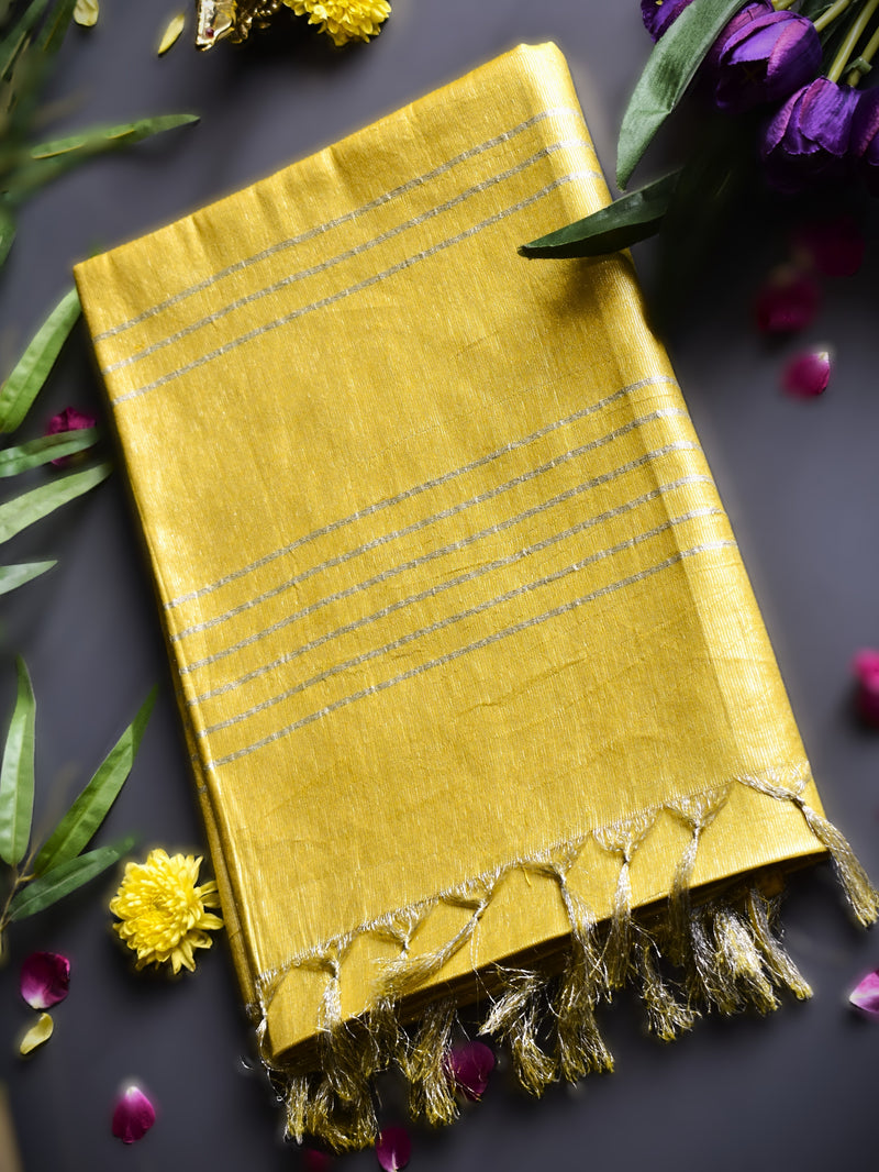 Pure cotton linen sarees
