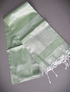 Khadi Classics with a Soft Shimmer Glow -pastel green|KRISA
