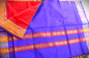 Pure silk cotton with pochampally border with contrst blouse002