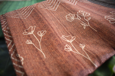 Warm Tussar Silk Sarees |Fresh Boutique Style Sarees 003|KRISA