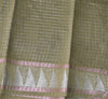 Sungudi saree- Exclusive silver check-Grand Border-with blouse