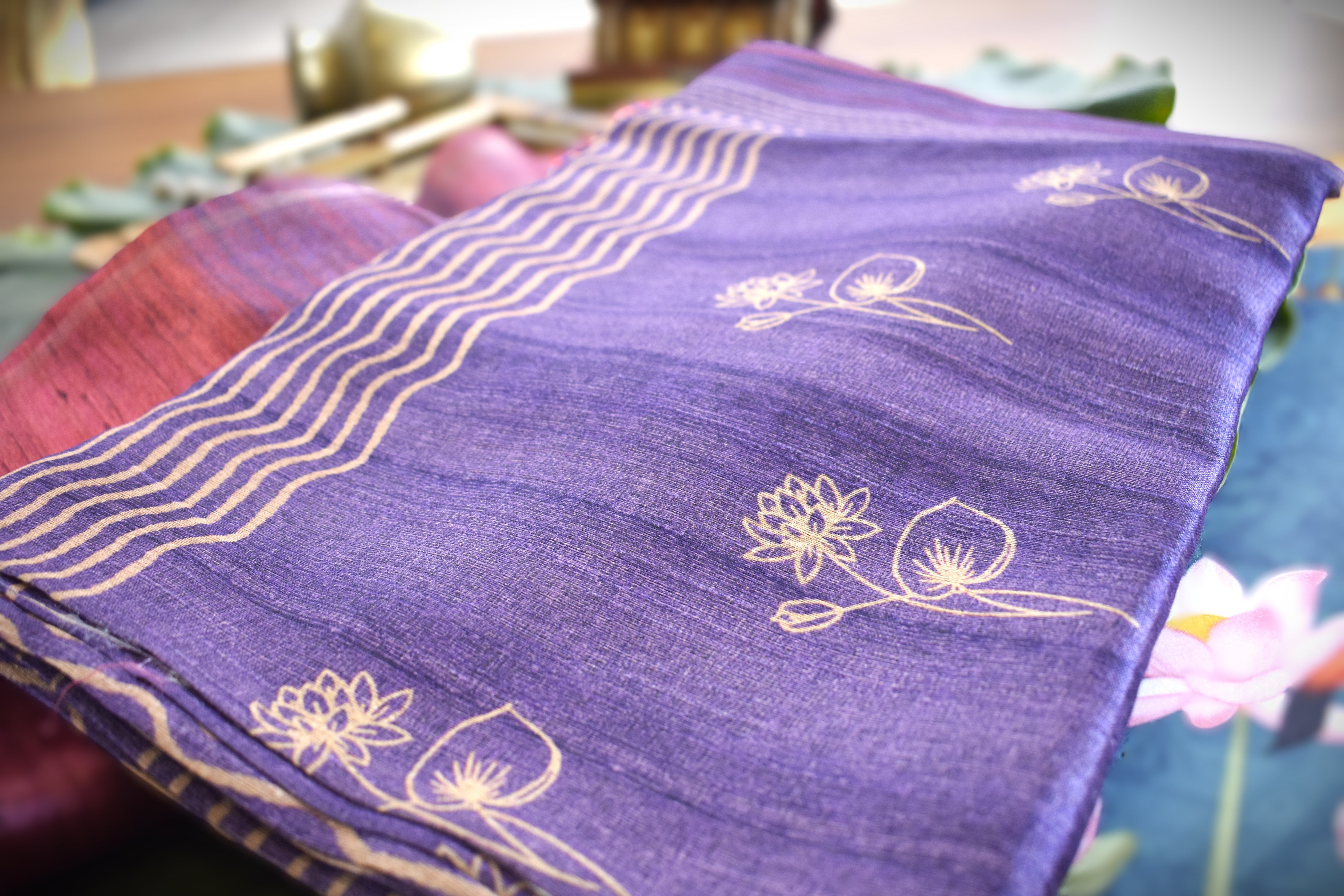 Warm Tussar Silk Sarees |Fresh Boutique Style Sarees 004|KRISA