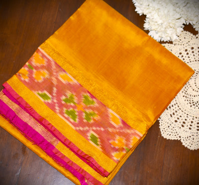 Pure Uppada Silk Saree with Pochampally Border| Feel Luxury |KRISA