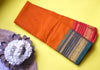 Pure Kanchi Cotton Sarees -plain putta work with blouse-100%pure cotton saree