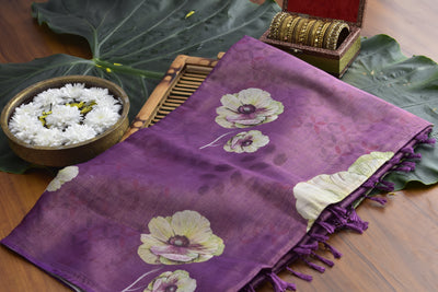 Soft Digital print Sarees