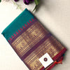 Premium Kanchi Cotton Saree with Rich Zari Elephant Border | KRISA COLLECTIONS