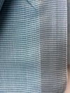 Sky Blue Khadi Cotton Saree with Striped Border | Handloom Pastel Blue Saree with Shimmer Zari Edge | Office Wear Cotton Saree