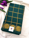 Pavithra Kattam Sungudi cotton saree with peacock border 006|premium quality| krisa