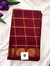 Pavithra Kattam Sungudi cotton saree with peacock border 002|premium quality| krisa