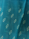 Elegant Teal Blue Shimmer Finish Georgette Saree 555|Krisa Collections  Aadi Offer!
