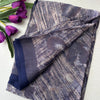Elegant Dark Blue Shimmer Finish Georgette Saree555| KRISA COLLECTIONS Aadi Offer!