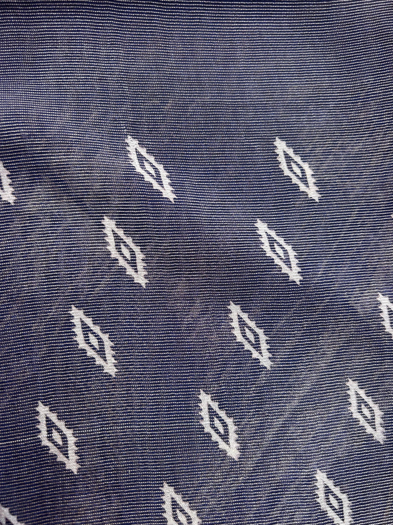 Elegant Dark Blue Shimmer Finish Georgette Saree555| KRISA COLLECTIONS Aadi Offer!
