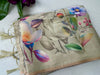 Digital print pale green linen saree with floral print blose|krisa collections Aadi Offer!