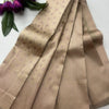 Premium Champagne Gold Soft Silk Saree with Elegant Self Zari Floral Weaving & Running Blouse|Aadi Offer Sale| | KRISA COLLECTIONS