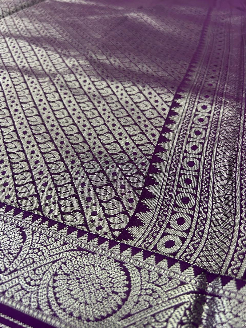 Elegant Crimson Zari Butta Saree with Rich Contrast Border|bridal collection|krisa