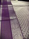 Elegant Crimson Zari Butta Saree with Rich Contrast Border|bridal collection|krisa